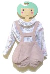 Girl’s dungaree ensemble