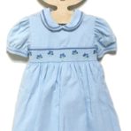 Light blue corduroy dress