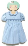 Light blue corduroy dress