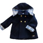 Navy Coat with Hood