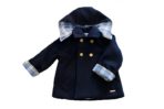 Navy Coat with Hood